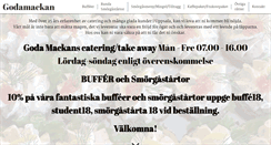 Desktop Screenshot of godamackan.se